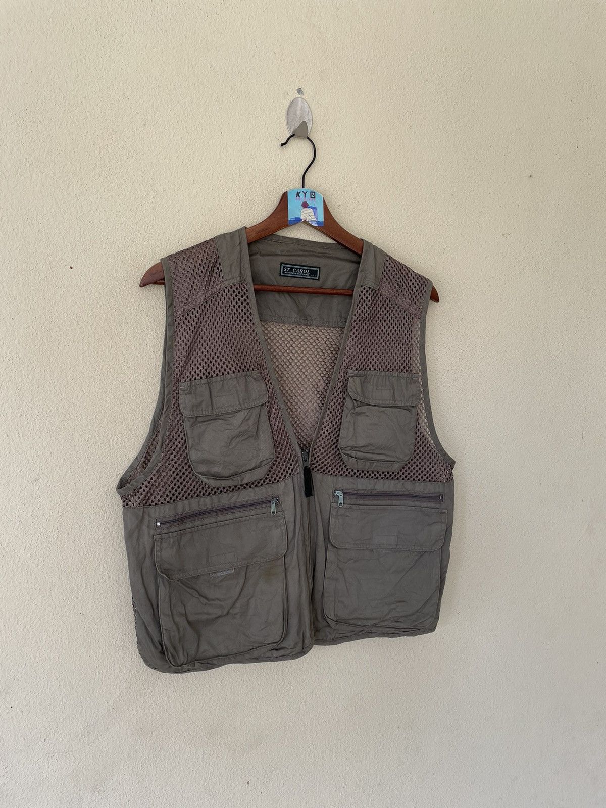 Japanese Brand × Vintage VINTAGE ST CAROL UTILITIES VEST Size US L / EU 52-54 / 3 - 2 Thumbnail