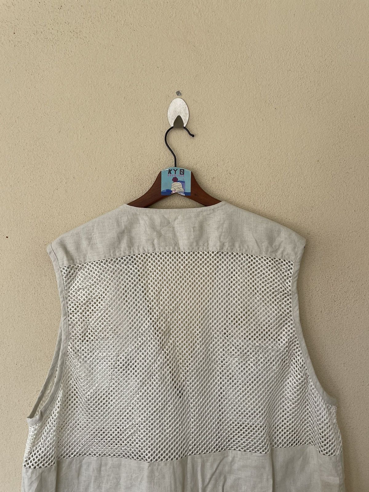Japanese Brand × Vintage VINTAGE OSCAR JONES FISHNET VEST Size US L / EU 52-54 / 3 - 6 Thumbnail