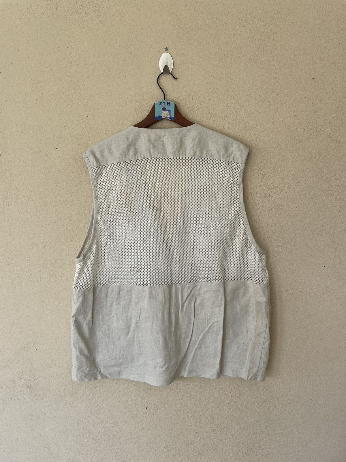Japanese Brand × Vintage VINTAGE OSCAR JONES FISHNET VEST Size US L / EU 52-54 / 3 - 4 Thumbnail