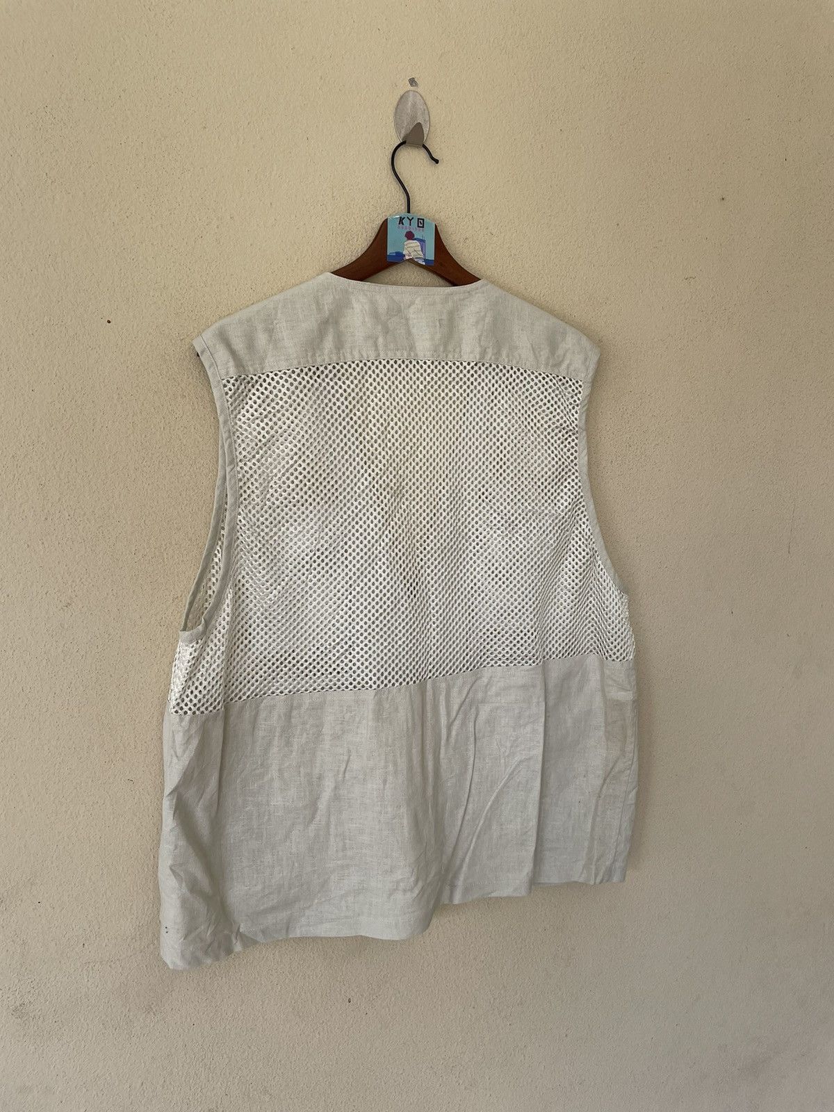 Japanese Brand × Vintage VINTAGE OSCAR JONES FISHNET VEST Size US L / EU 52-54 / 3 - 5 Thumbnail
