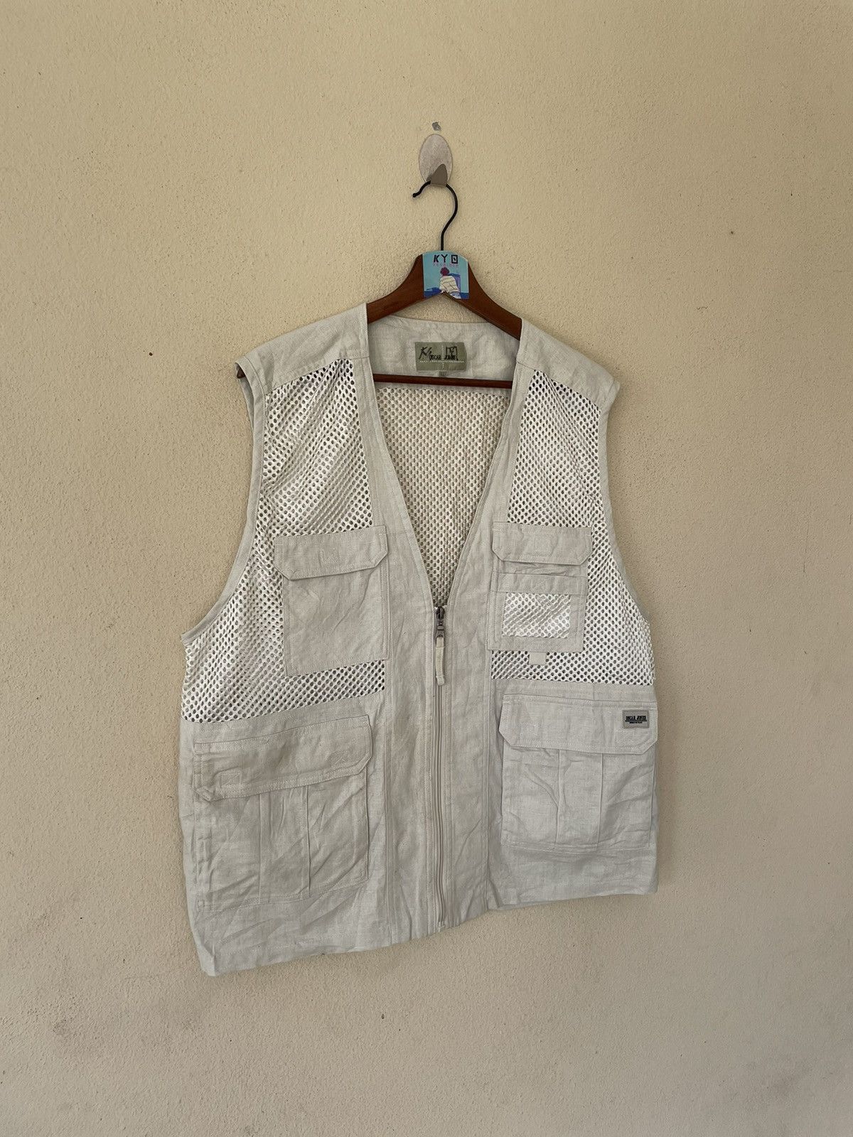 Japanese Brand × Vintage VINTAGE OSCAR JONES FISHNET VEST Size US L / EU 52-54 / 3 - 2 Thumbnail