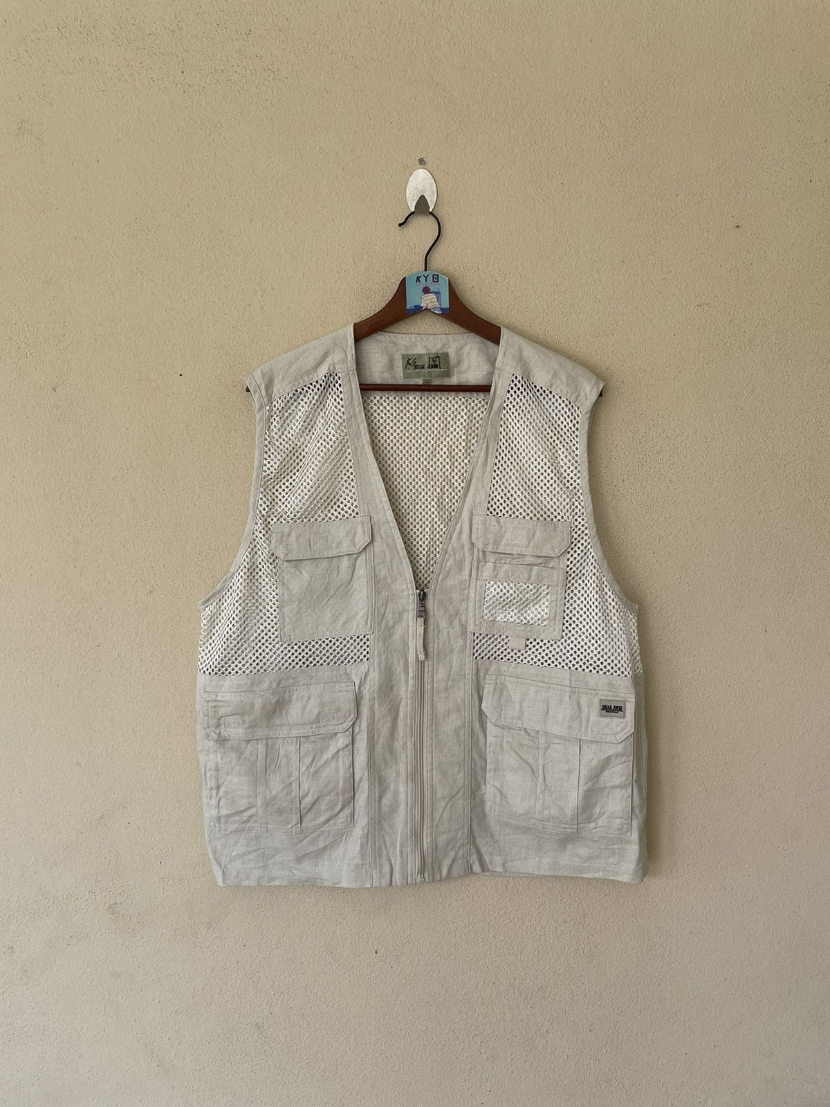 Japanese Brand × Vintage VINTAGE OSCAR JONES FISHNET VEST Size US L / EU 52-54 / 3 - 1 Thumbnail
