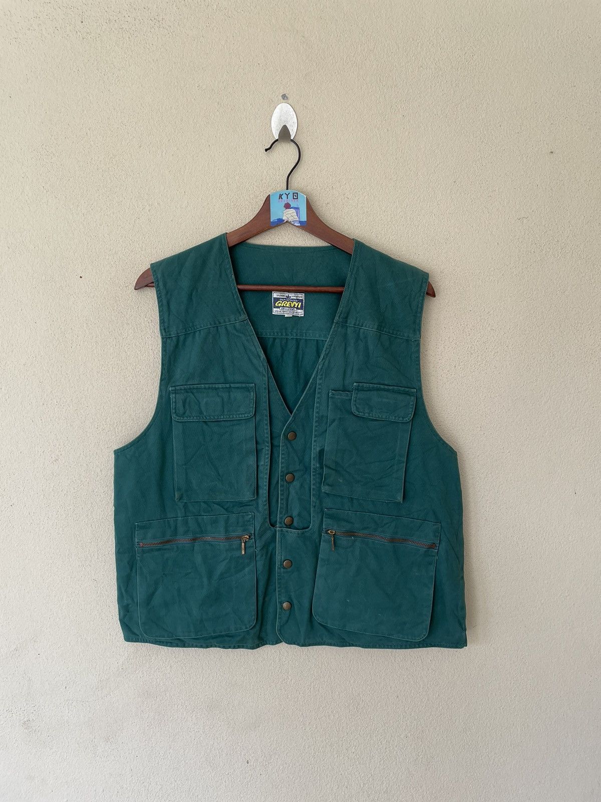 Japanese Brand × Vintage VINTAGE GREVYI HUNTER VEST Size US M / EU 48-50 / 2 - 1 Thumbnail