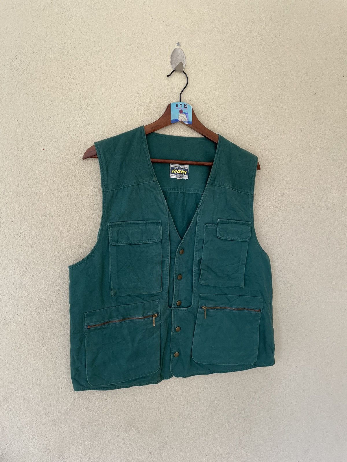 Japanese Brand × Vintage VINTAGE GREVYI HUNTER VEST Size US M / EU 48-50 / 2 - 2 Thumbnail