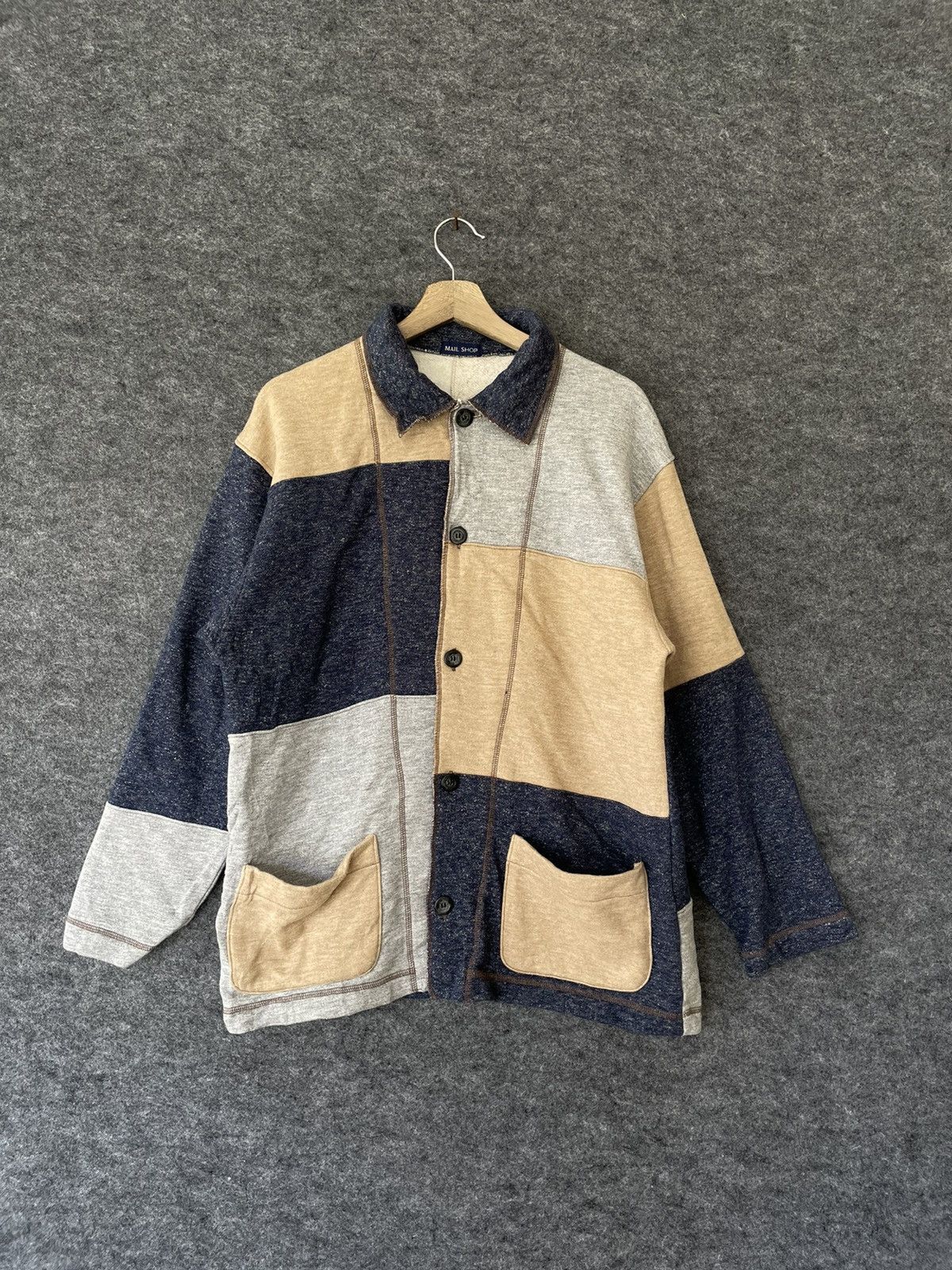 Japanese Brand MAIL SHOP PATCHWORK BORO JACKET Size US M / EU 48-50 / 2 - 1 Thumbnail