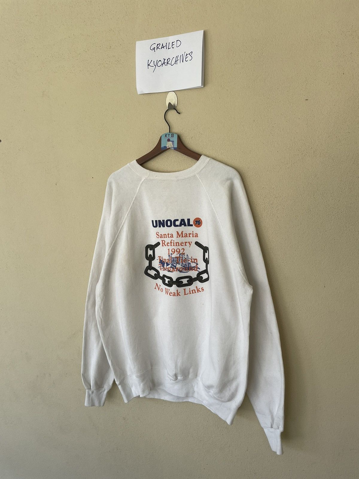 Hanes × Vintage VINTAGE UNOCAL 76 SANTA MARIA SWEATSHIRT Size US XXL / EU 58 / 5 - 2 Thumbnail
