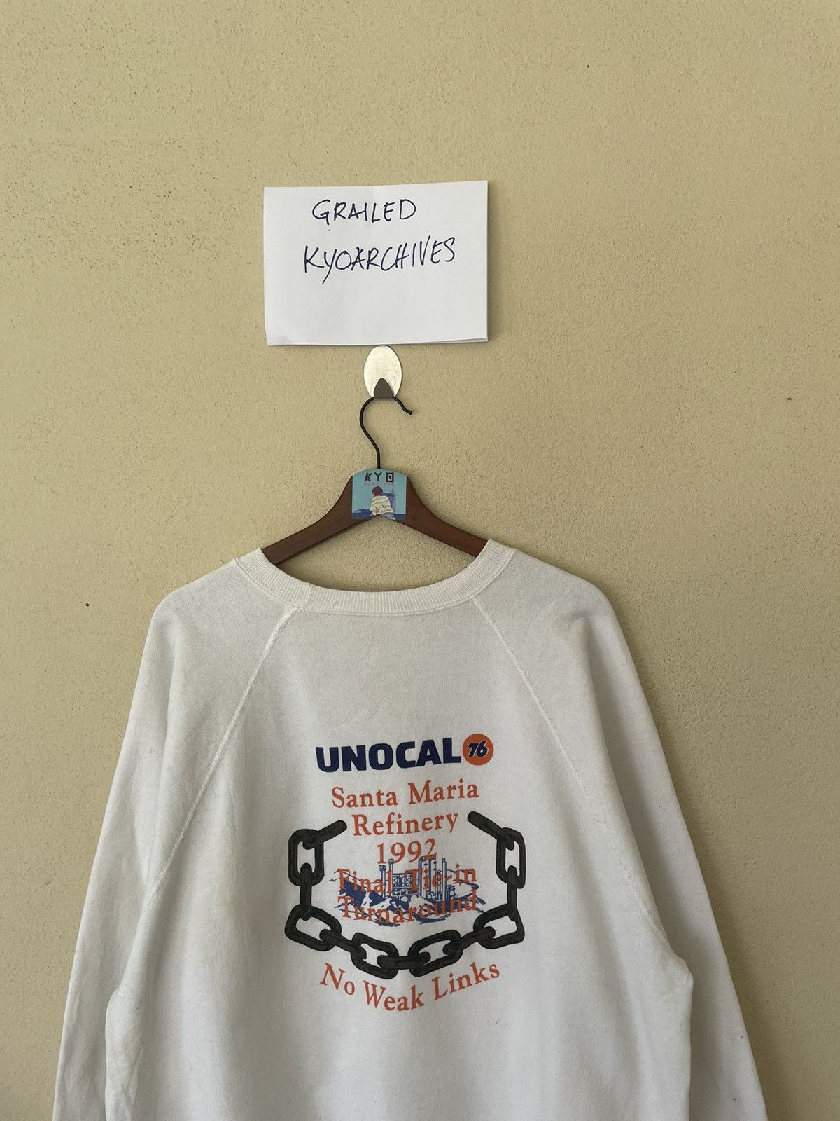 Hanes × Vintage VINTAGE UNOCAL 76 SANTA MARIA SWEATSHIRT Size US XXL / EU 58 / 5 - 3 Thumbnail