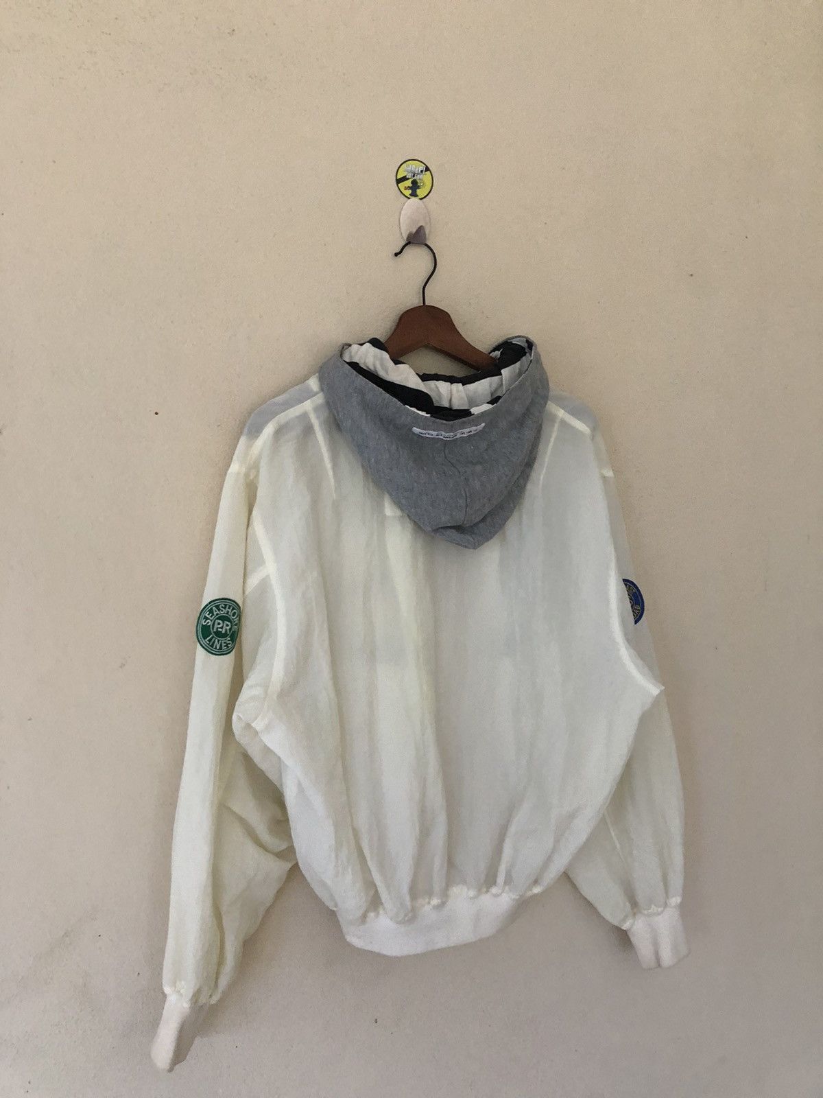 Japanese Brand × Vintage VINTAGE D.W.W PATCHES BOMBER JACKET HOODED Size US M / EU 48-50 / 2 - 7 Thumbnail