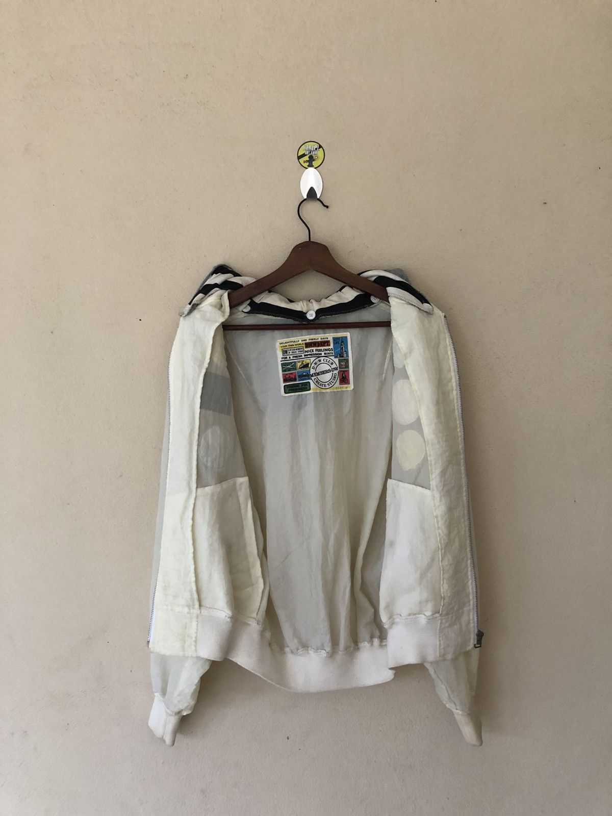 Japanese Brand × Vintage VINTAGE D.W.W PATCHES BOMBER JACKET HOODED Size US M / EU 48-50 / 2 - 9 Thumbnail