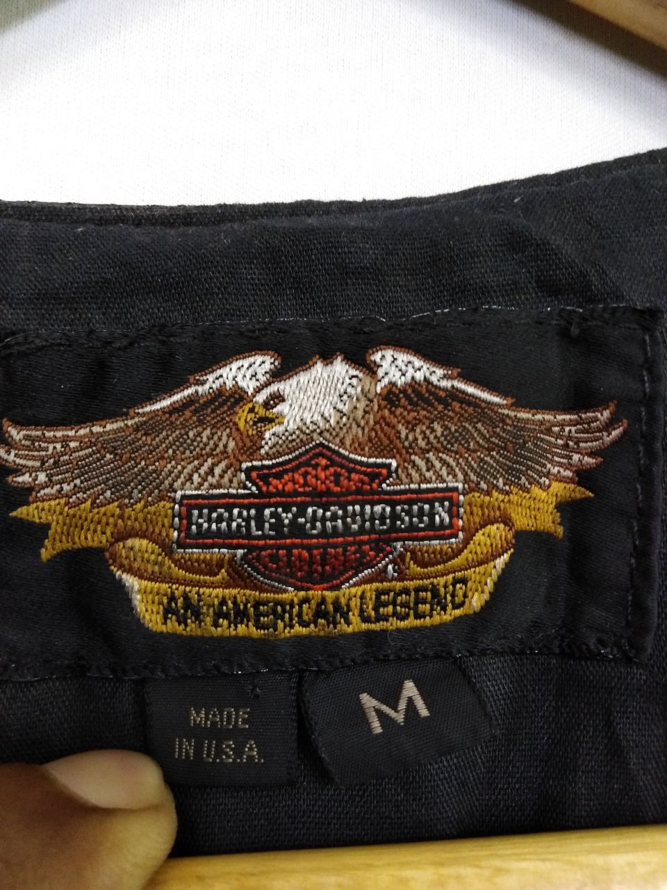 Harley Davidson VINTAGE HARLEY DAVIDSON LEATHER VEST CHIBA SAITAMA JAPAN Size US M / EU 48-50 / 2 - 6 Thumbnail