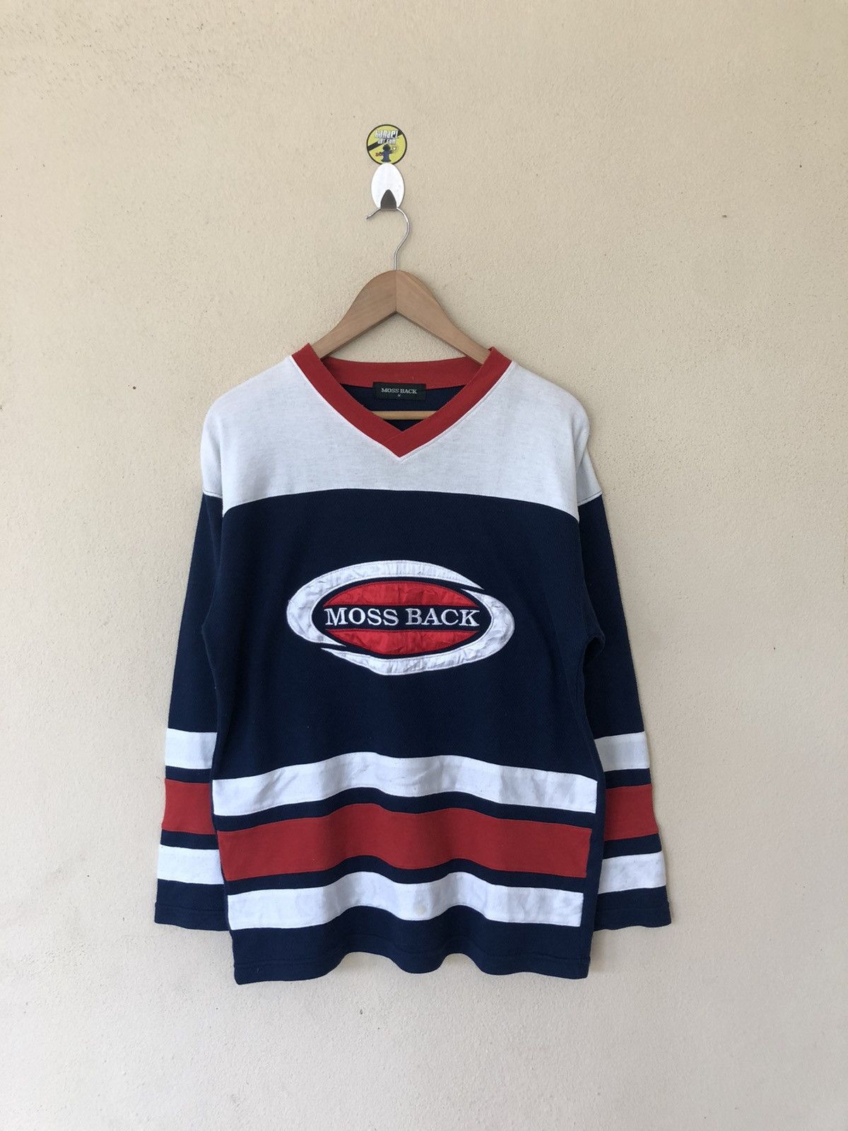 Japanese Brand × Vintage MOSS BACK RUGBY SWEATSHIRT Size US M / EU 48-50 / 2 - 1 Thumbnail