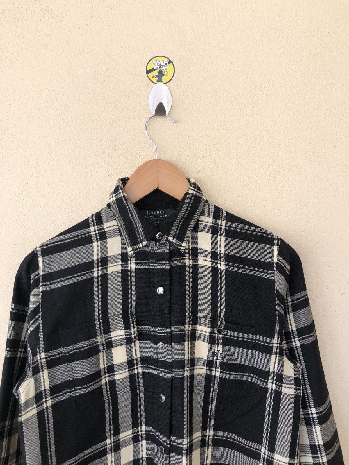 Polo Ralph Lauren × Vintage POLO RALPH LAUREN WOOL FLANNEL Size US S / EU 44-46 / 1 - 2 Thumbnail