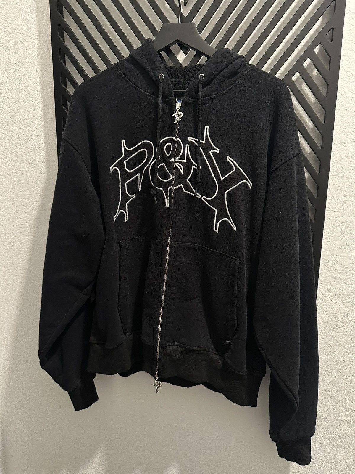 Streetwear Punkandyo Black Zip-up Hoodie P&Y | Grailed