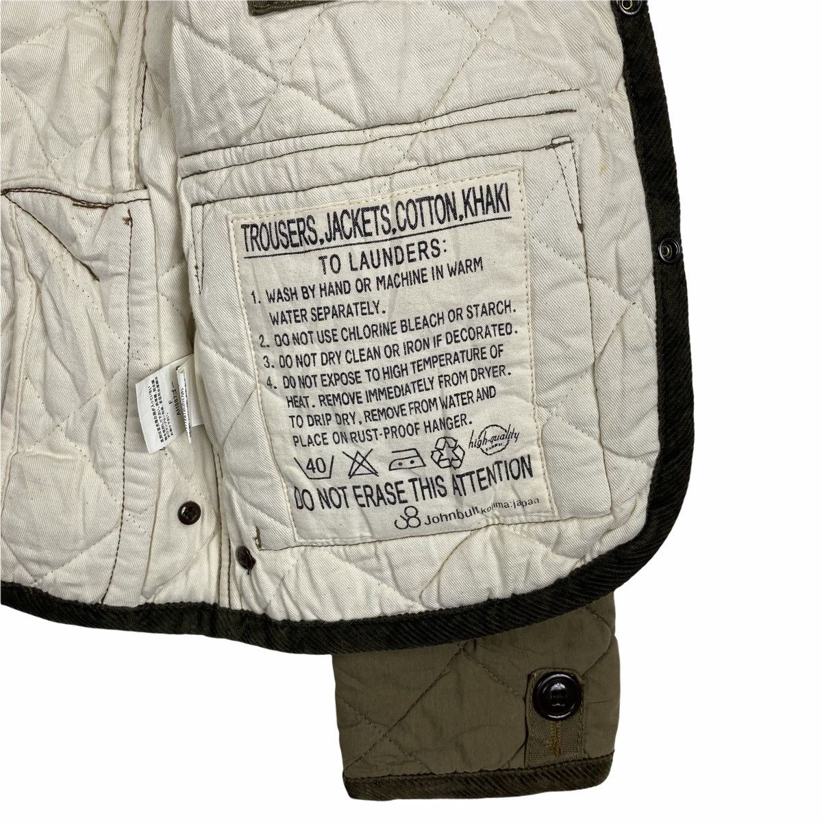 Johnbull × Vintage VINTAGE JOHN BULL JAPANESE BRAND QUILTED JACKET Size US XS / EU 42 / 0 - 7 Thumbnail