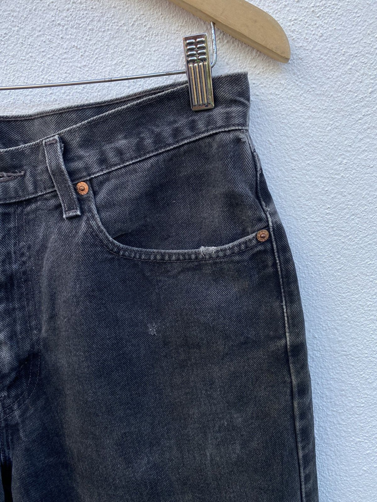 Levi's Vintage Levis 550 black jeans Size US 33 - 7 Thumbnail