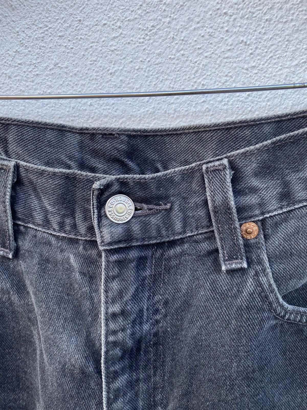 Levi's Vintage Levis 550 black jeans Size US 33 - 5 Thumbnail