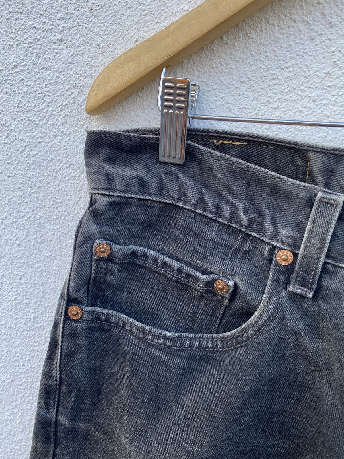 Levi's Vintage Levis 550 black jeans Size US 33 - 6 Thumbnail