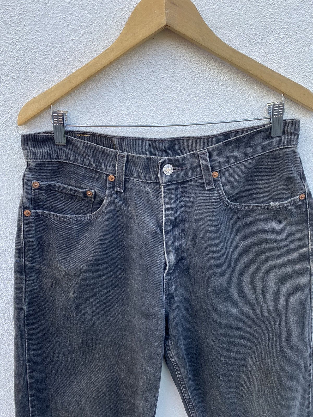 Levi's Vintage Levis 550 black jeans Size US 33 - 4 Thumbnail