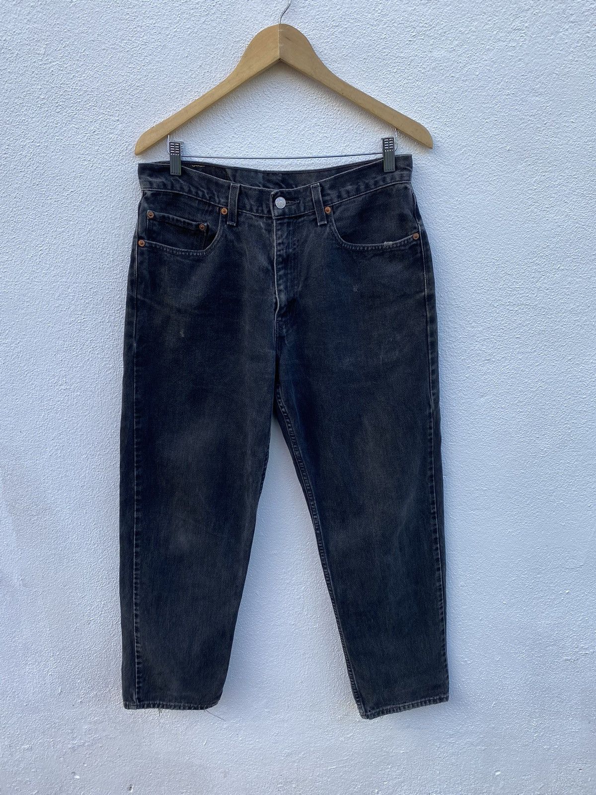 Levi's Vintage Levis 550 black jeans Size US 33 - 2 Thumbnail