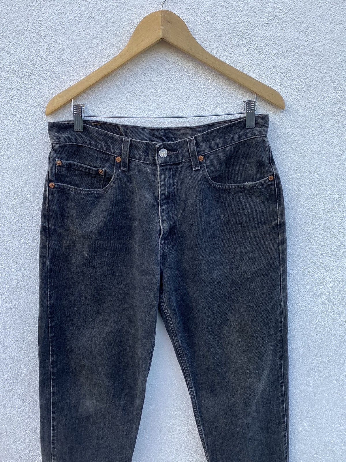 Levi's Vintage Levis 550 black jeans Size US 33 - 3 Thumbnail