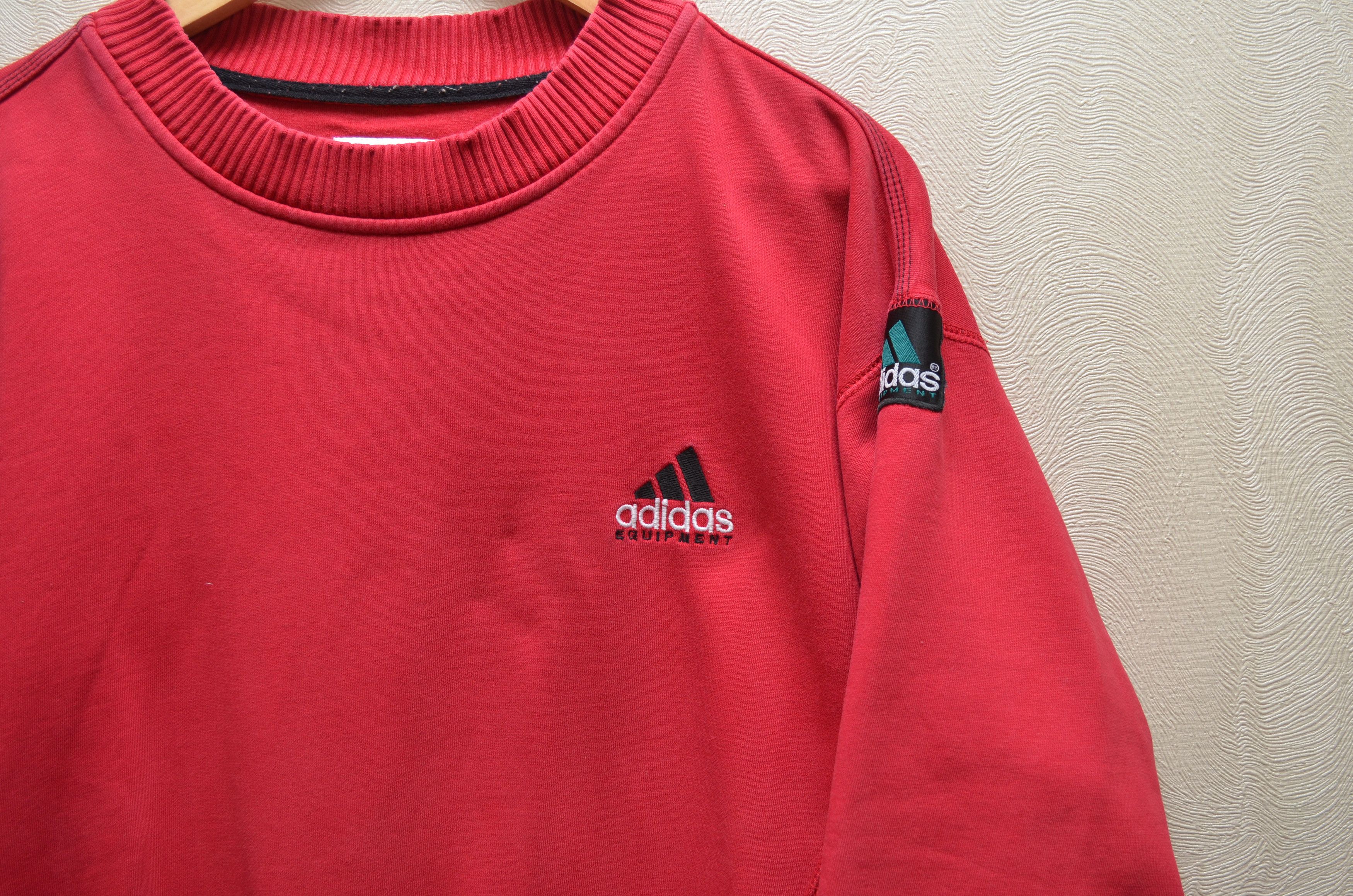 Adidas EQT Equipment Vintage Big Center Logo Sweatshirt 90s