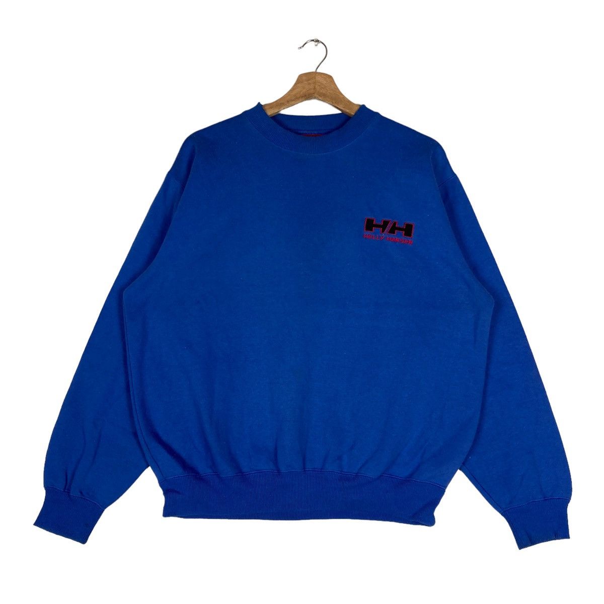 Helly Hansen Vintage Helly Hansen Small Logo Pullover Jumper Sweatshirt Size US L / EU 52-54 / 3 - 1 Thumbnail
