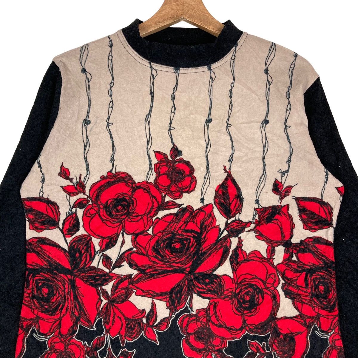 Vintage Vintage Dolce Mara Italy Pullover Jumper Sweatshirt Size US L / EU 52-54 / 3 - 2 Thumbnail