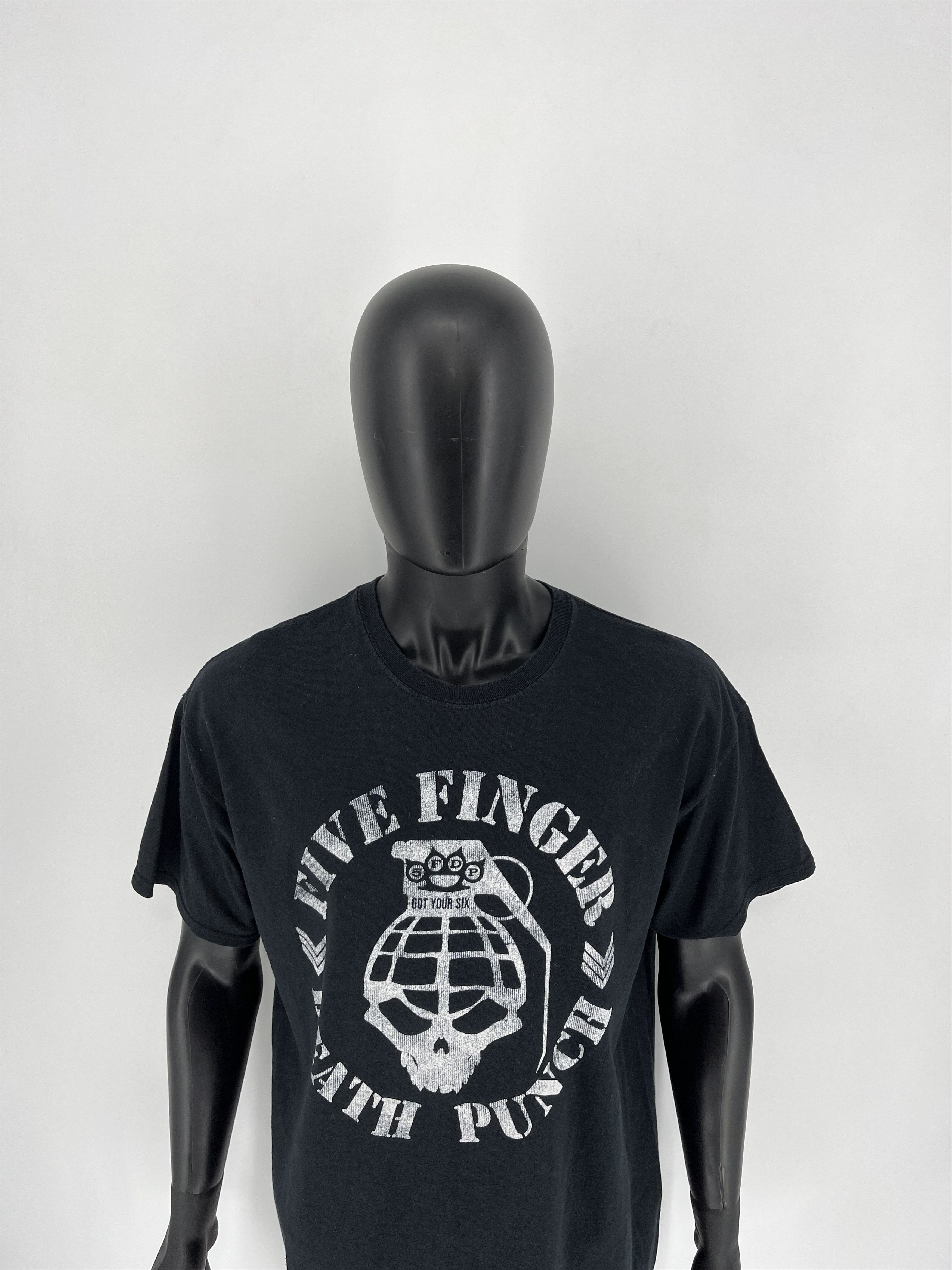 Band Tees × Vintage Vintage Five Finger Death Punch streetwear vintage rock tee Size US XL / EU 56 / 4 - 5 Thumbnail