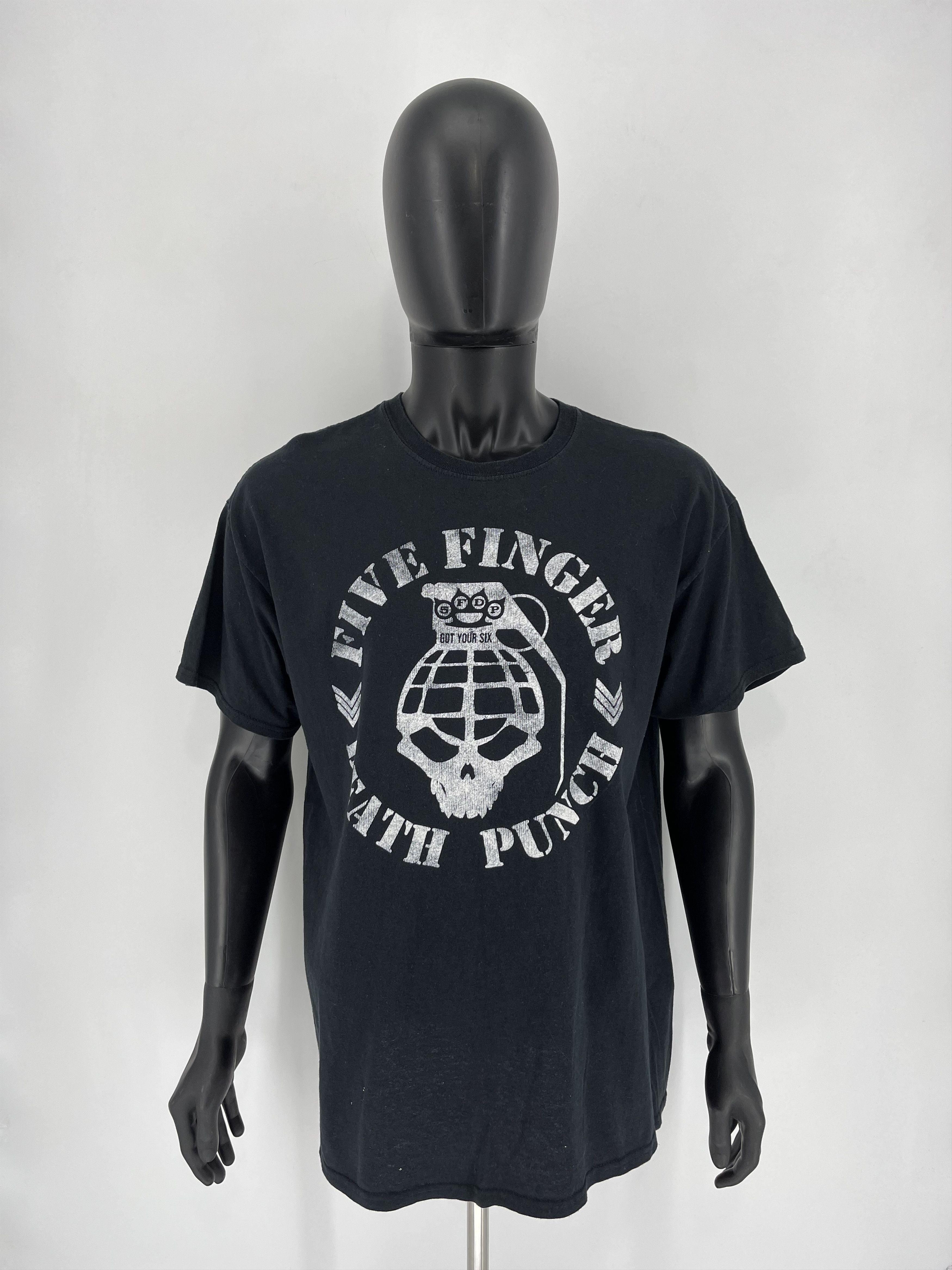 Band Tees × Vintage Vintage Five Finger Death Punch streetwear vintage rock tee Size US XL / EU 56 / 4 - 2 Thumbnail