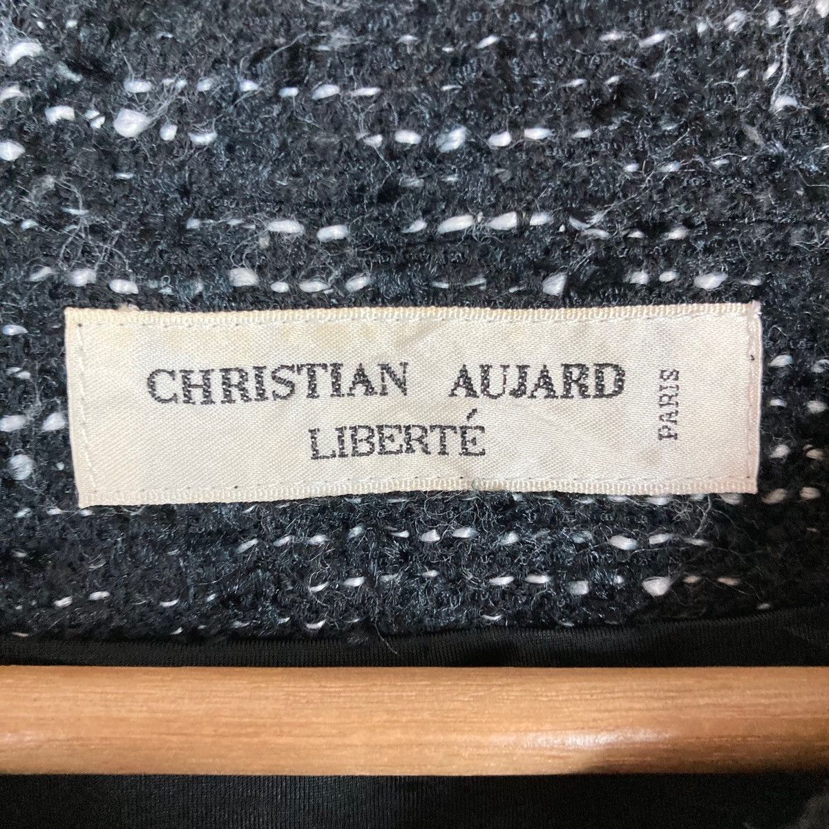 Vintage Vintage Christian Aujard Button Up Wool Shirt Size US M / EU 48-50 / 2 - 5 Thumbnail