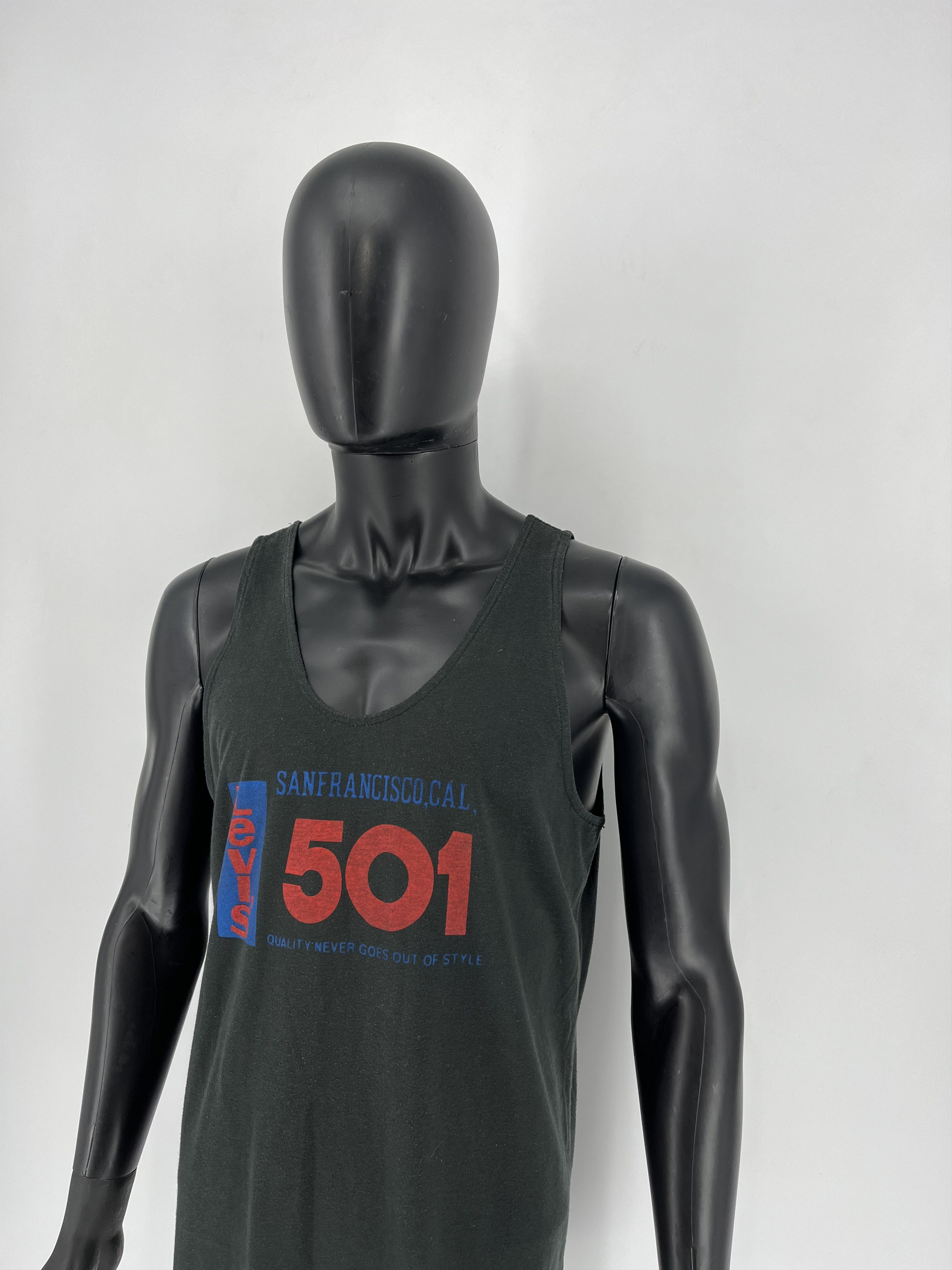Levi's Levi's sleeveless T shirt for jeans 501 Size M Made in USA Size US M / EU 48-50 / 2 - 4 Thumbnail