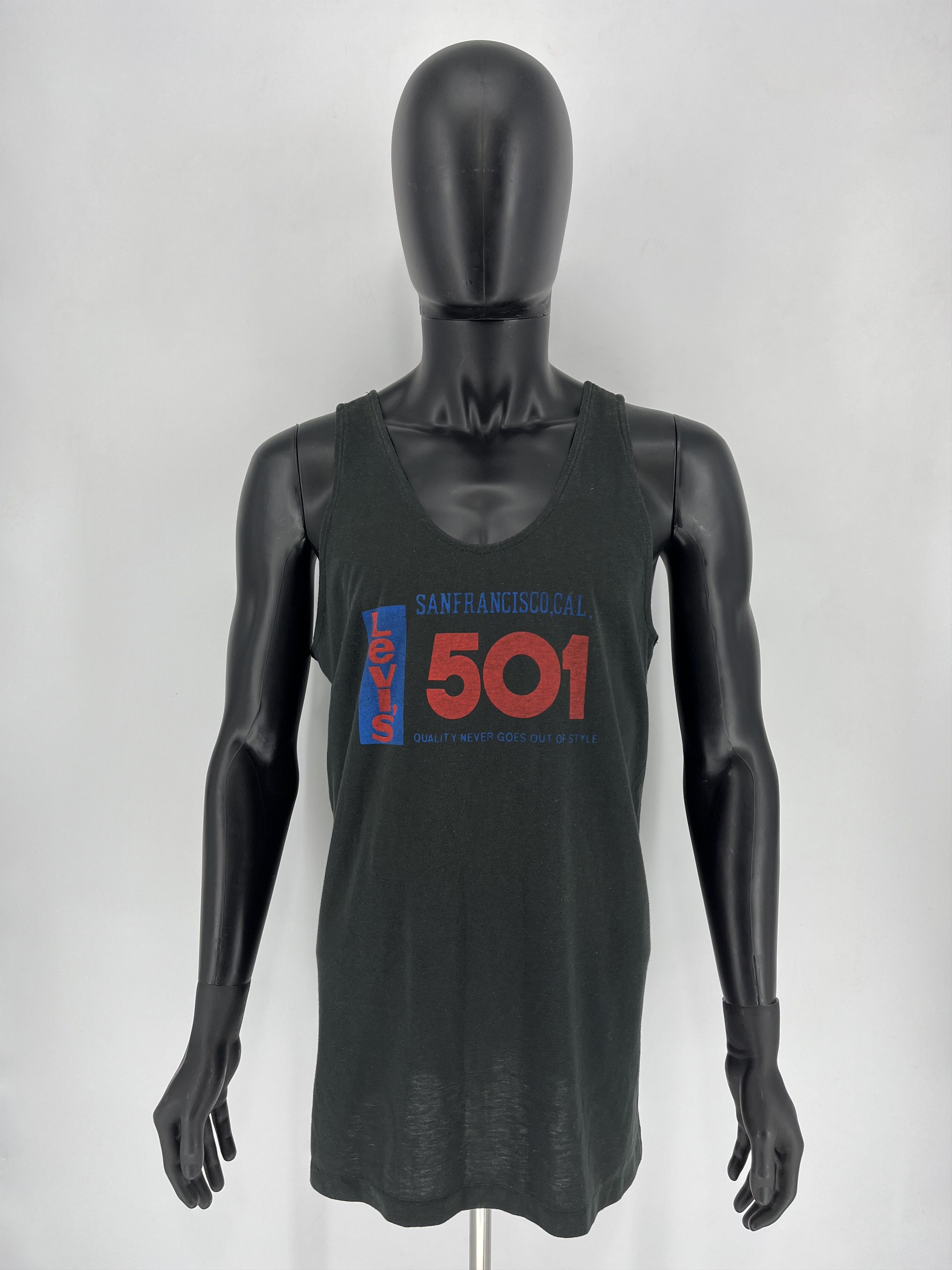 Levi's Levi's sleeveless T shirt for jeans 501 Size M Made in USA Size US M / EU 48-50 / 2 - 2 Thumbnail