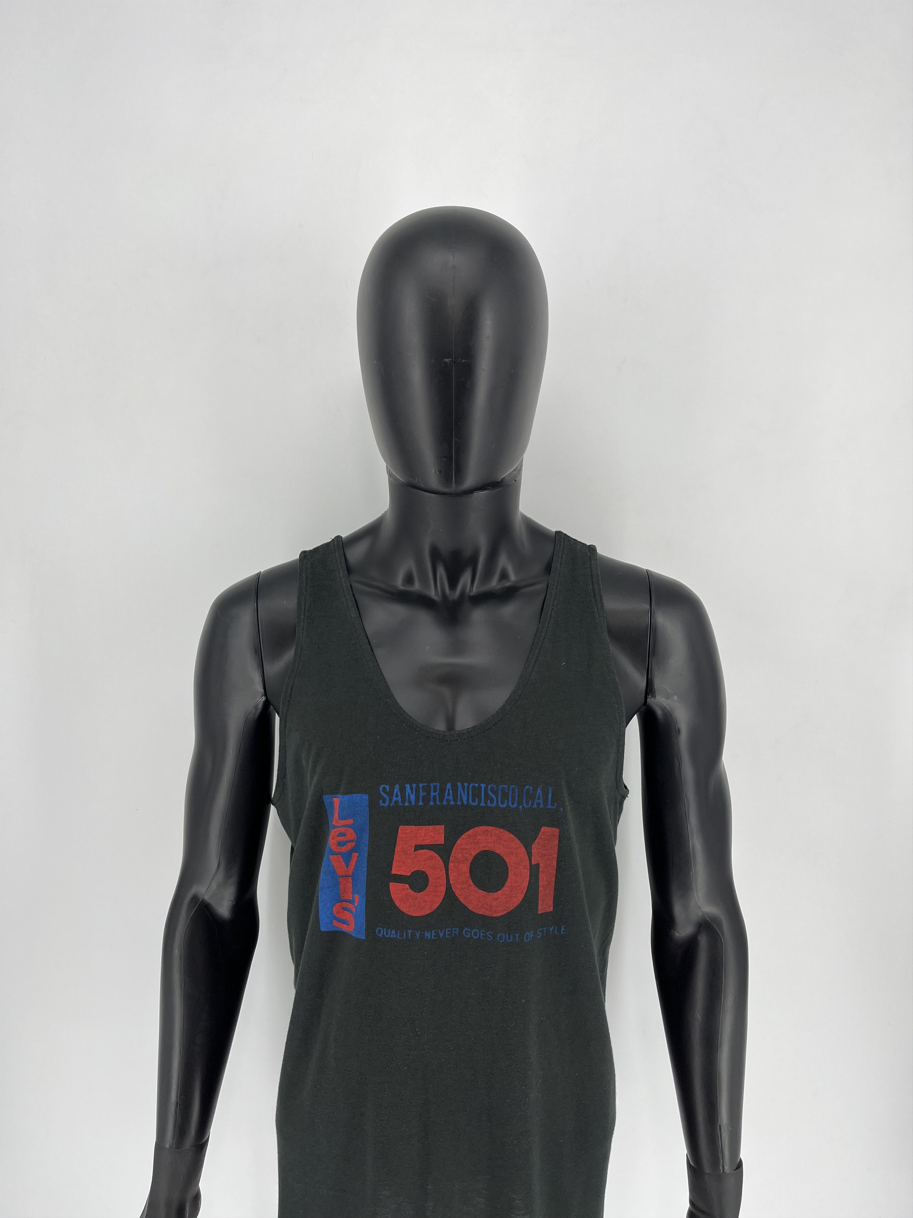 Levi's Levi's sleeveless T shirt for jeans 501 Size M Made in USA Size US M / EU 48-50 / 2 - 5 Thumbnail