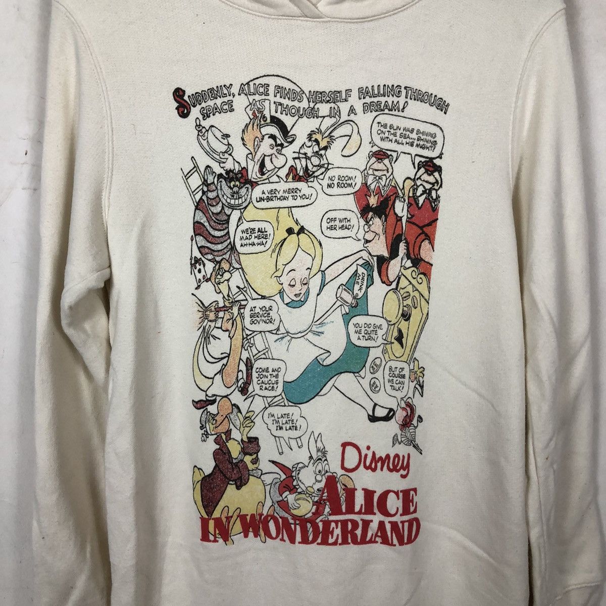 Cartoon Network ALICE IN WONDERLAND DISNEY BIG LOGO HOODIE Size US XL / EU 56 / 4 - 3 Thumbnail
