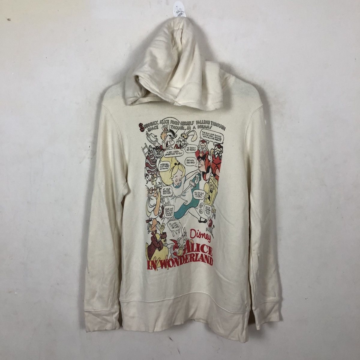 Cartoon Network ALICE IN WONDERLAND DISNEY BIG LOGO HOODIE Size US XL / EU 56 / 4 - 8 Thumbnail