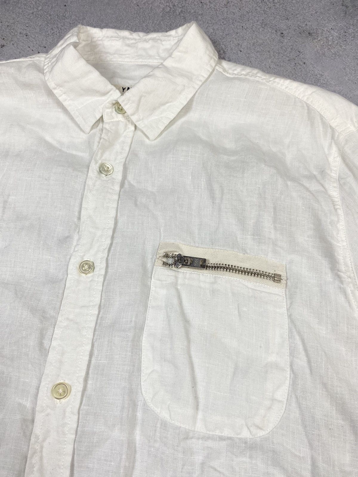 Other YMC white linen shirt 100% linen Size US M / EU 48-50 / 2 - 4 Thumbnail