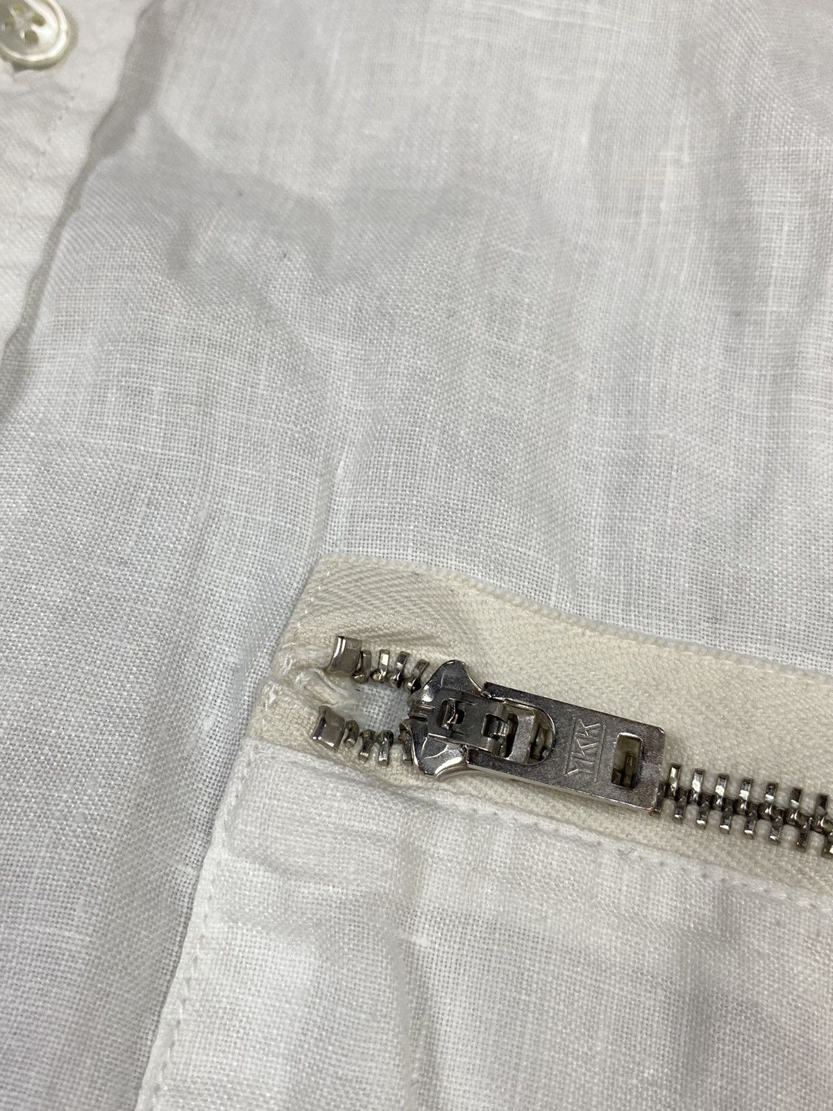 Other YMC white linen shirt 100% linen Size US M / EU 48-50 / 2 - 5 Thumbnail