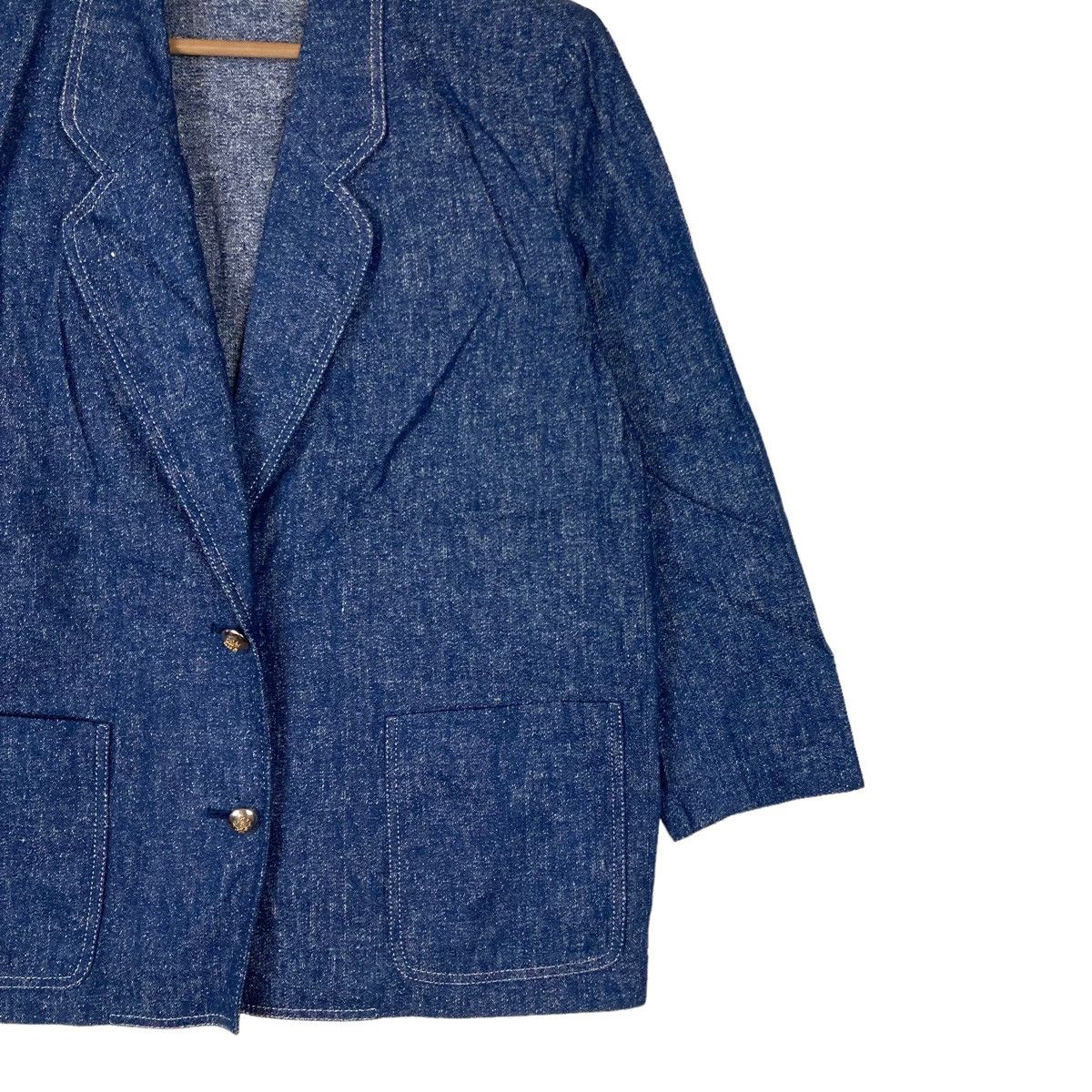Vintage Vintage Ava Stone Flat Button Coat Jacket Size US M / EU 48-50 / 2 - 3 Thumbnail