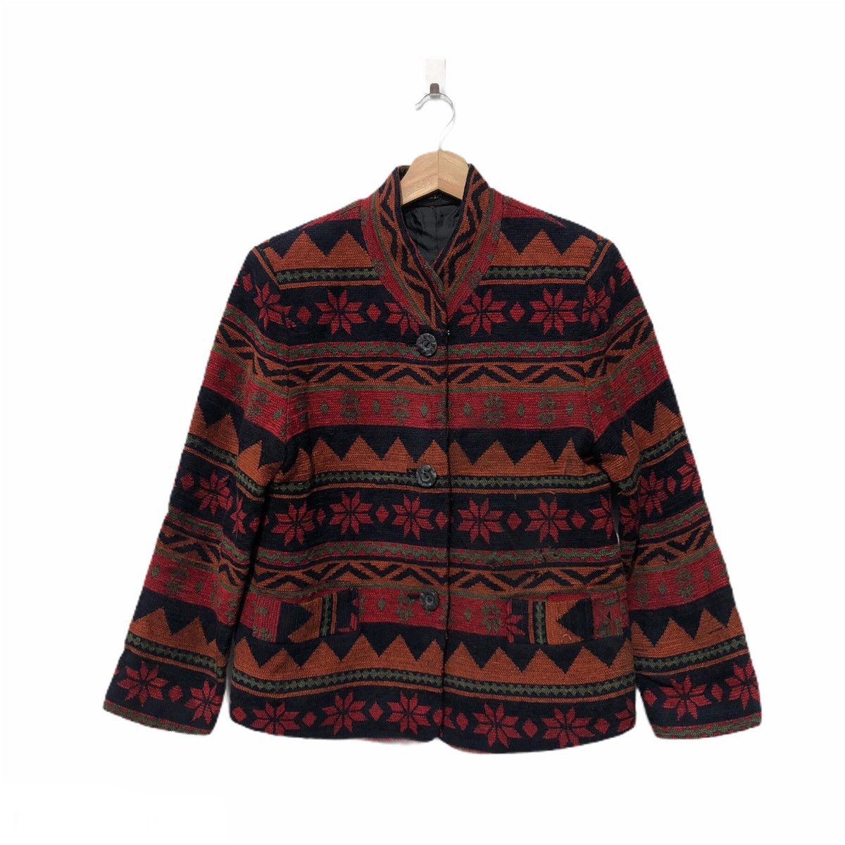 Japanese Brand VINTAGE INSPIRED BY KAPITAL JAPAN NAVAJO JACKET Size US M / EU 48-50 / 2 - 1 Thumbnail