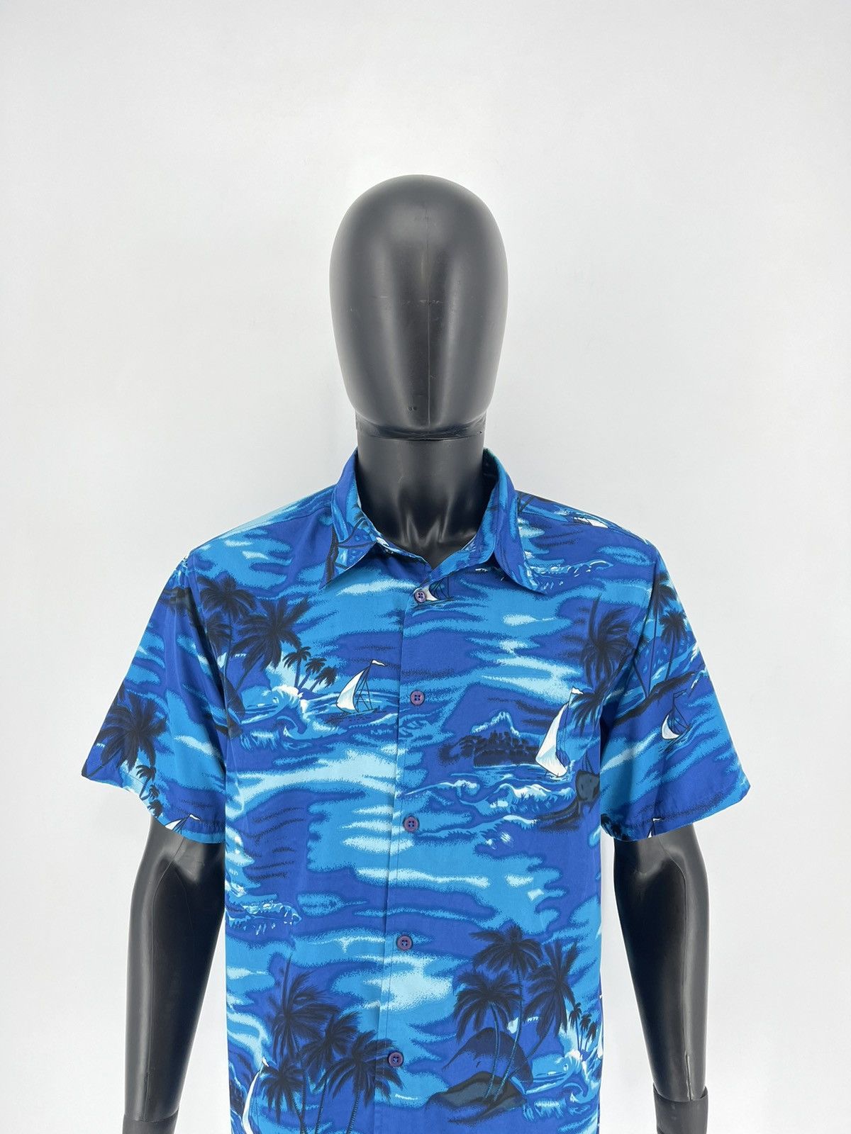 Vintage Vintage 90s Aloha Wear Hawaiian Shirt Summer American Size US L / EU 52-54 / 3 - 3 Thumbnail