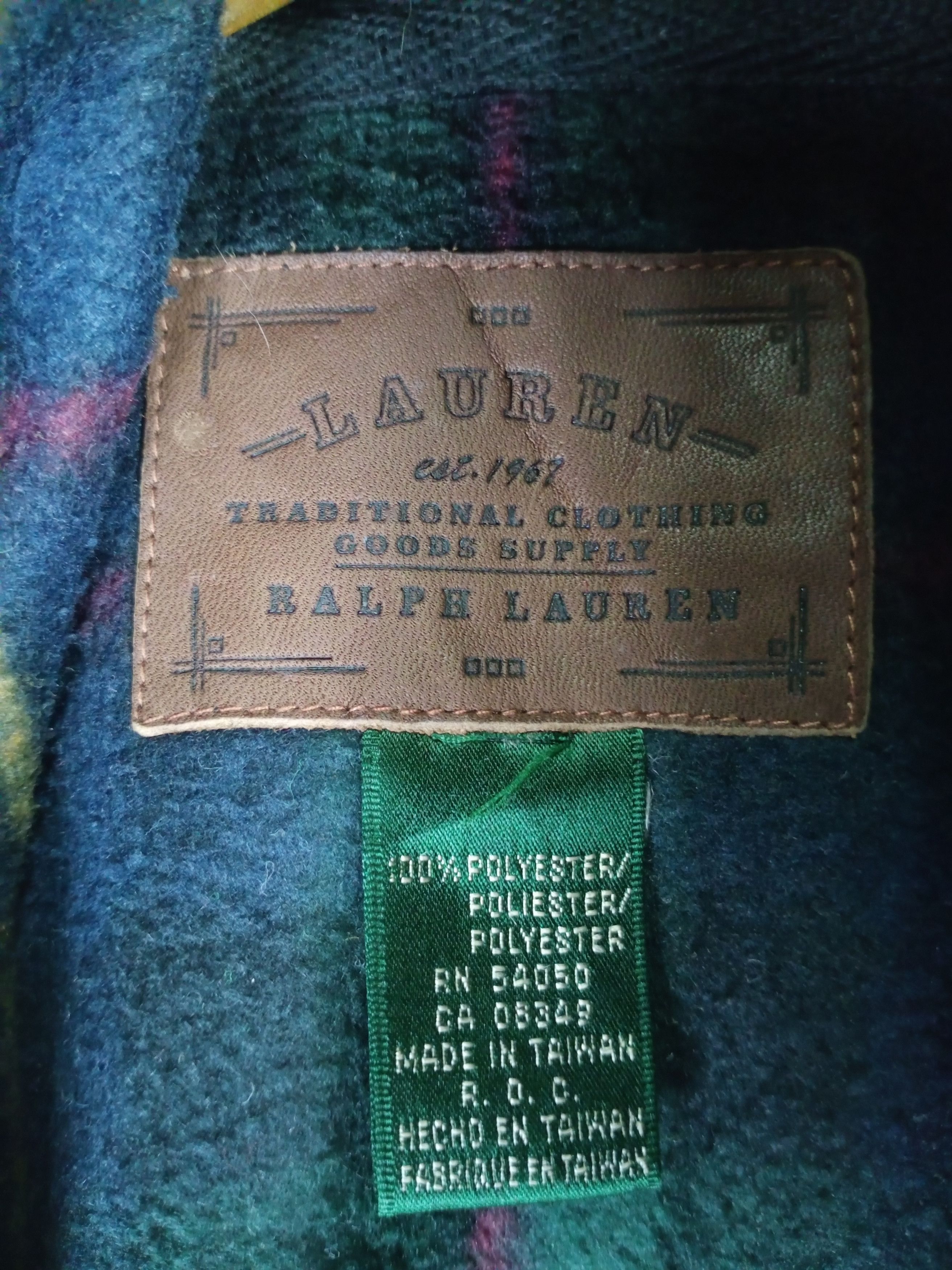 Polo Ralph Lauren Vintage Lauren Ralph Lauren Plaid Hoodie Vest Size US M / EU 48-50 / 2 - 3 Thumbnail