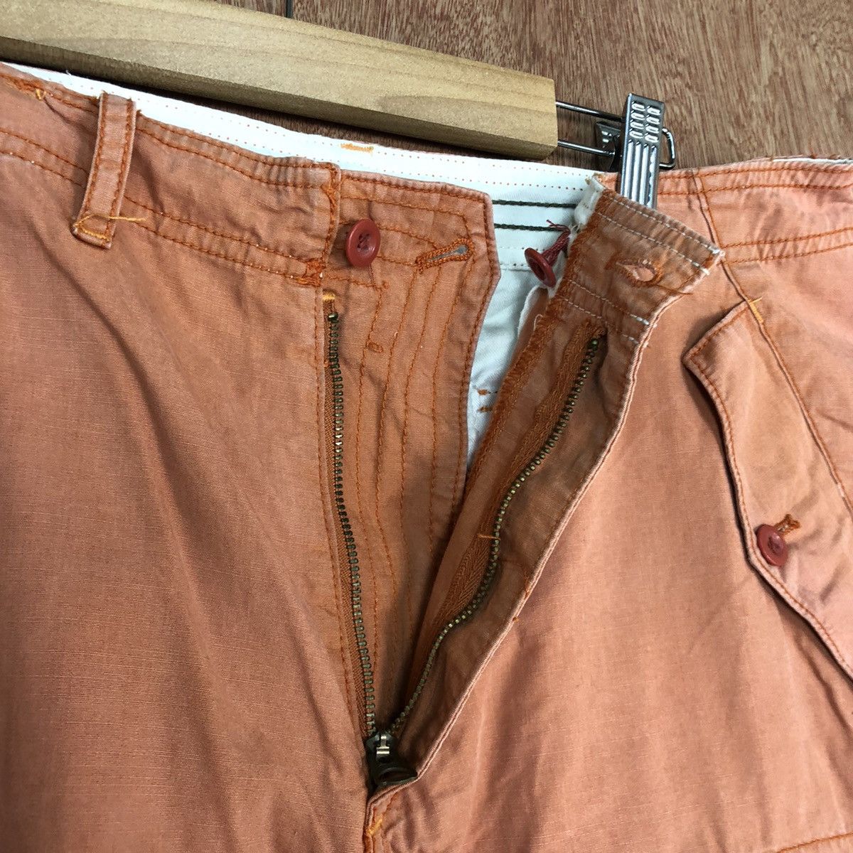 Polo Ralph Lauren DLL Ralph Lauren Peach Multipocket Cargo Pants #2037DL Size US 32 / EU 48 - 8 Thumbnail