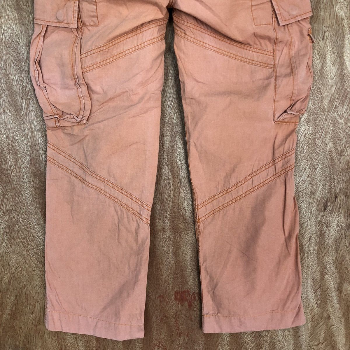 Polo Ralph Lauren DLL Ralph Lauren Peach Multipocket Cargo Pants #2037DL Size US 32 / EU 48 - 11 Thumbnail