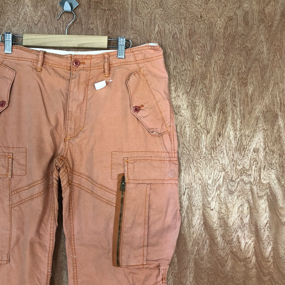 Polo Ralph Lauren DLL Ralph Lauren Peach Multipocket Cargo Pants #2037DL Size US 32 / EU 48 - 5 Thumbnail