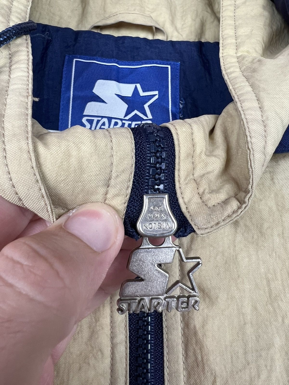 Starter Starter vintage nylon jacket football Notre Dame fighting Size US M / EU 48-50 / 2 - 9 Thumbnail