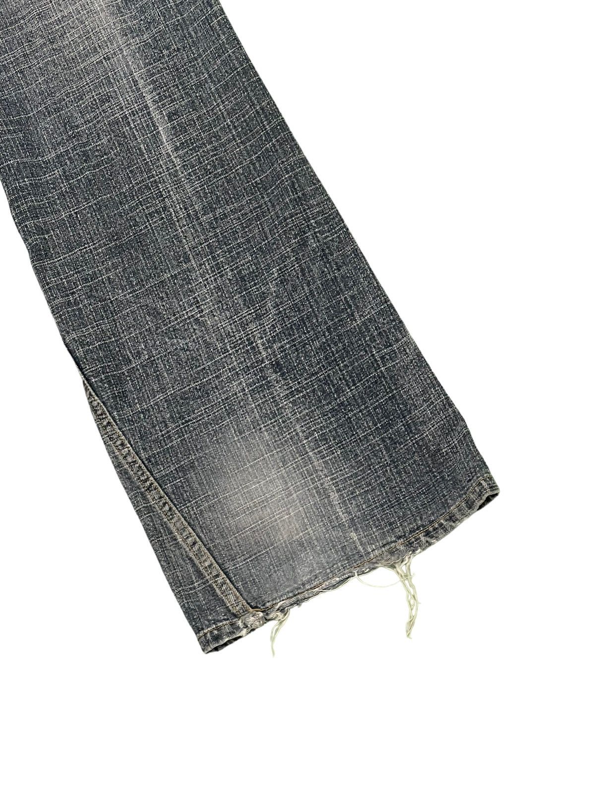 Japanese Brand Distress Bush Jeans Jungle Storm 4🟦8 Size US 35 - 15 Thumbnail
