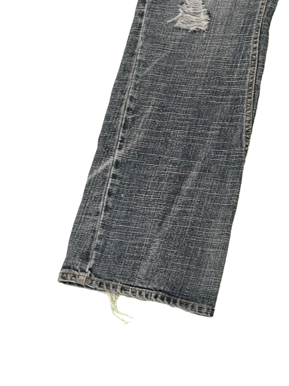 Japanese Brand Distress Bush Jeans Jungle Storm 4🟦8 Size US 35 - 5 Thumbnail