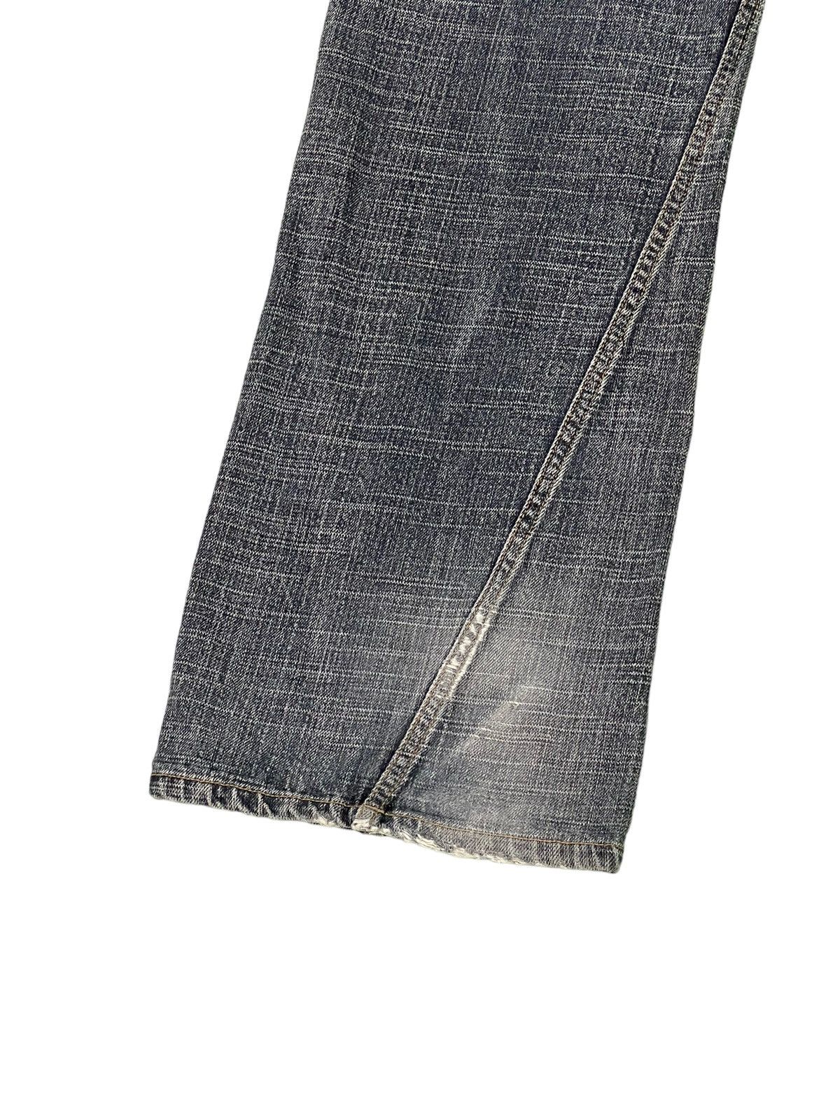 Japanese Brand Distress Bush Jeans Jungle Storm 4🟦8 Size US 35 - 16 Thumbnail
