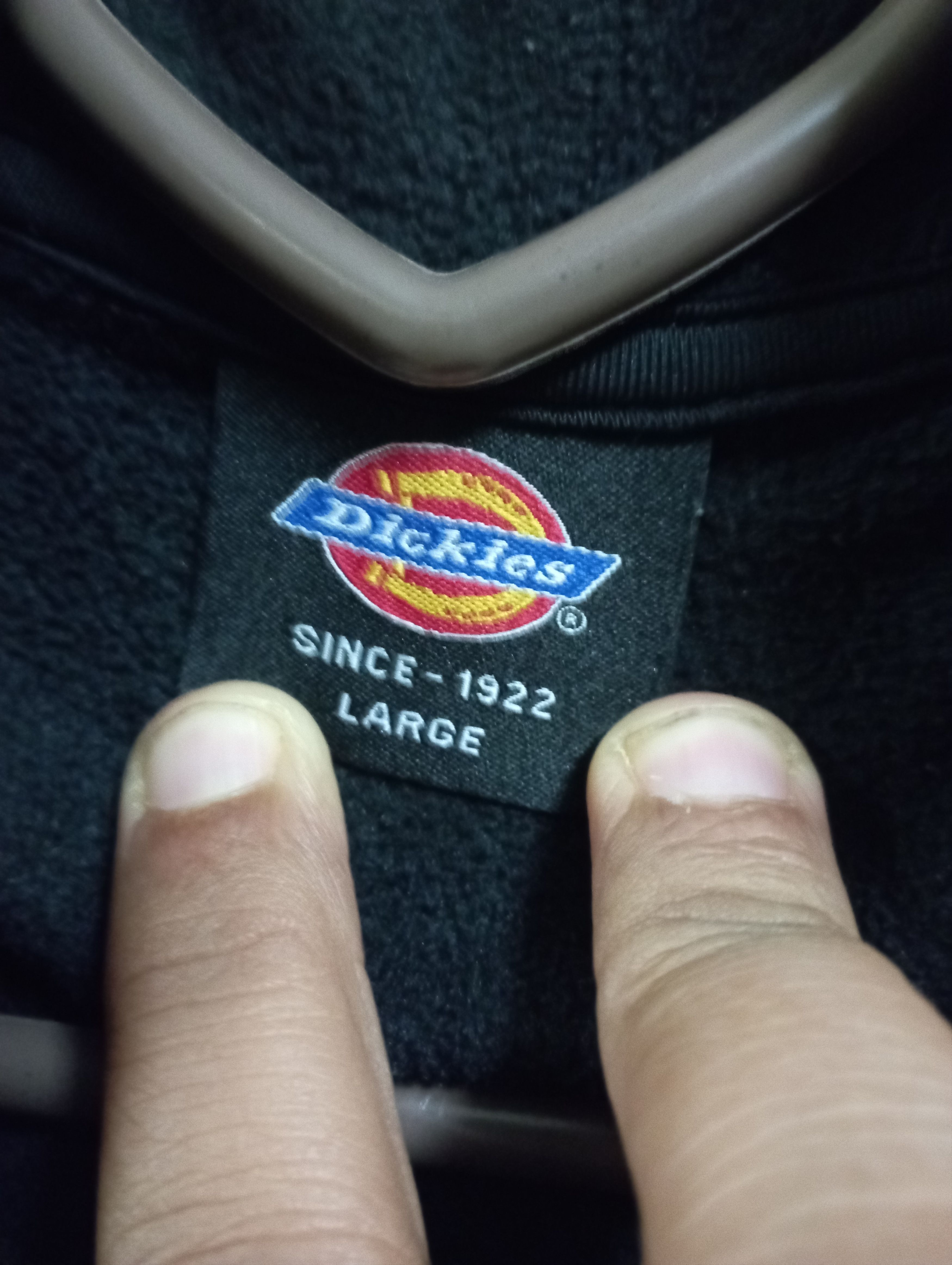 Dickies Vintahe Black Zip Up Dickies Size US L / EU 52-54 / 3 - 7 Thumbnail