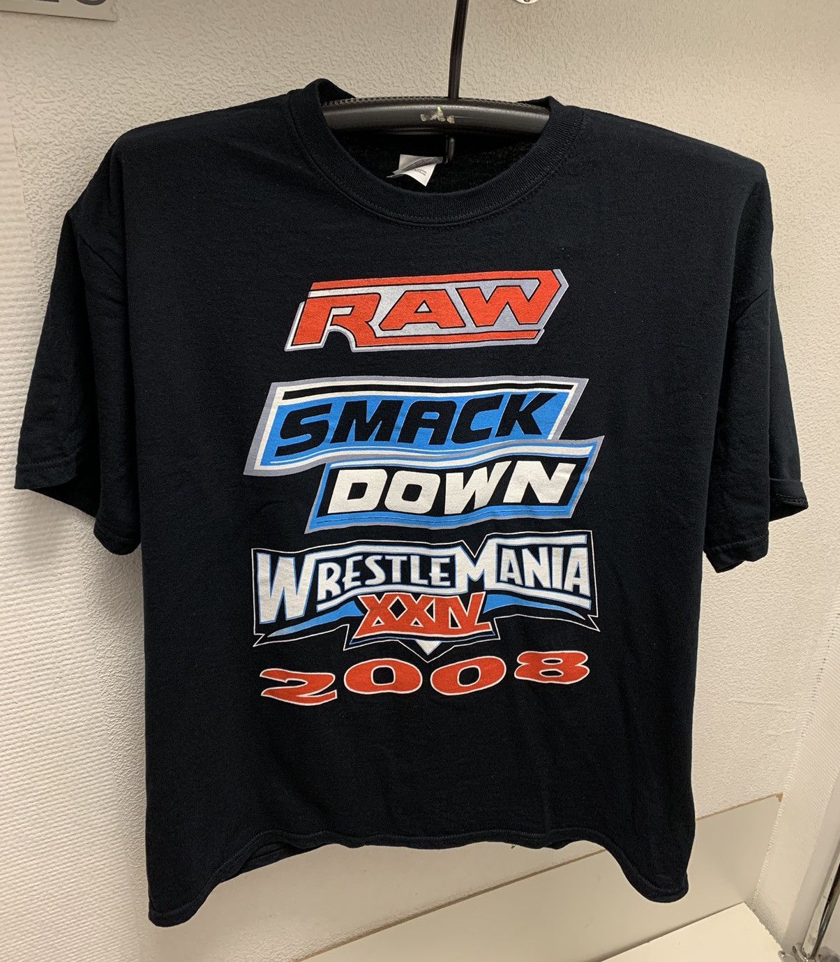 Vintage Wwe wrestlemania smack down 2008 Xl vintage t-shirt tour tee Size US XL / EU 56 / 4 - 2 Thumbnail